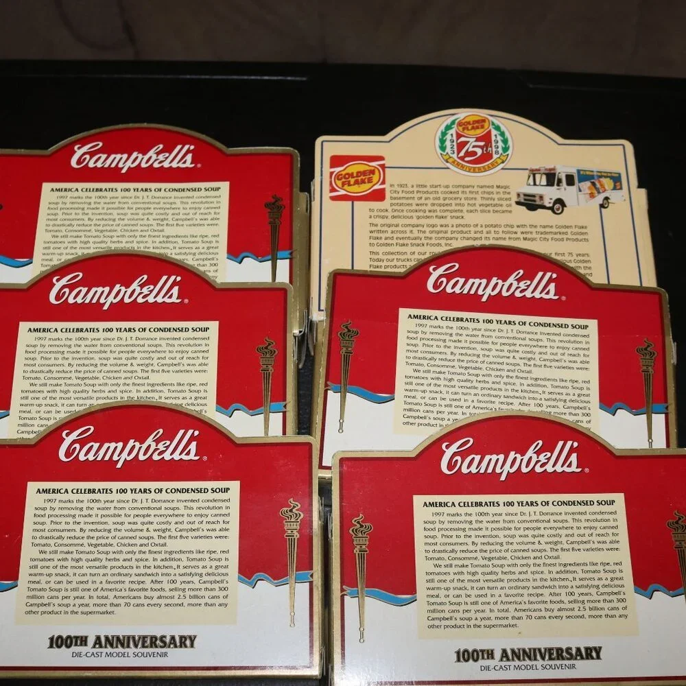Lledo Days gone by Campbells and Golden Flake diecast trucks lot of 6